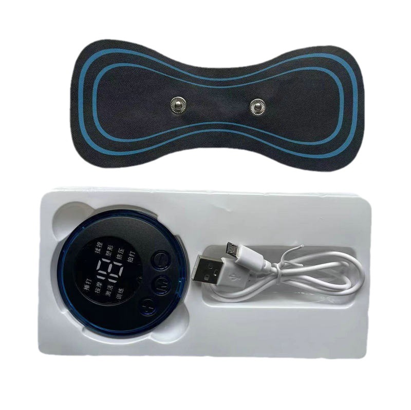 Remote control charging mini cervical vertebra massage paste electric massage instrument portable massage kneading shoulder and neck physiotherapy instrument