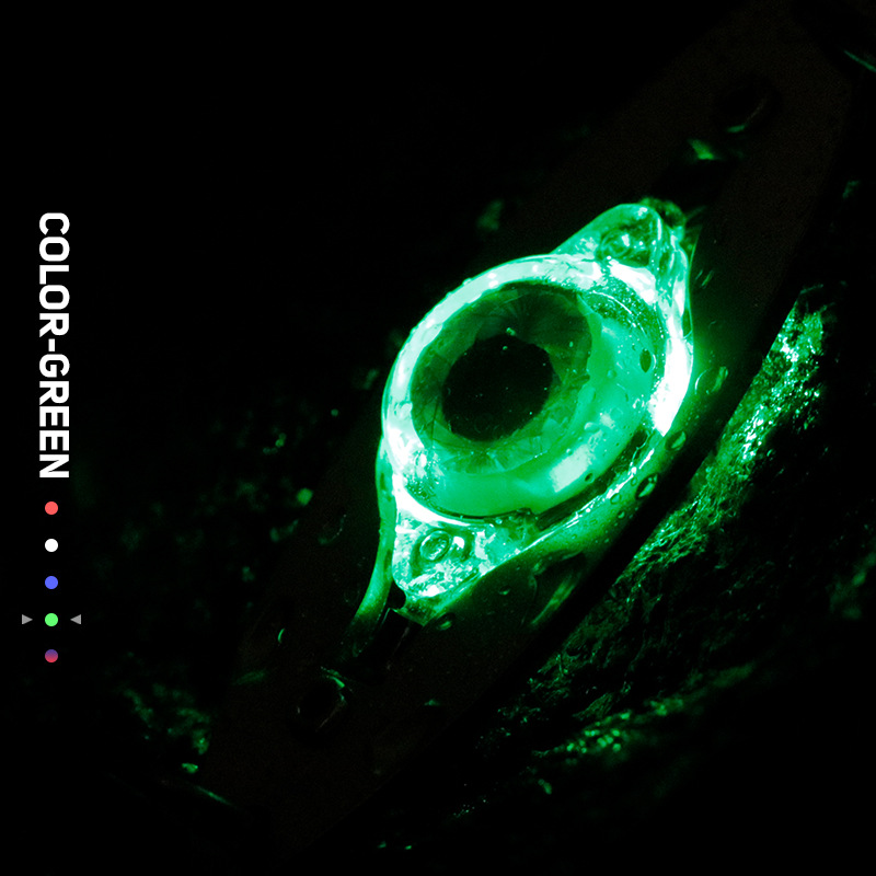 Weihe Sports Rotating One-Eyed Fish Luring Lamp Fish Collection Lamp Digital Light-Emitting Led Underwater Lure Bait Lamp Wholesale