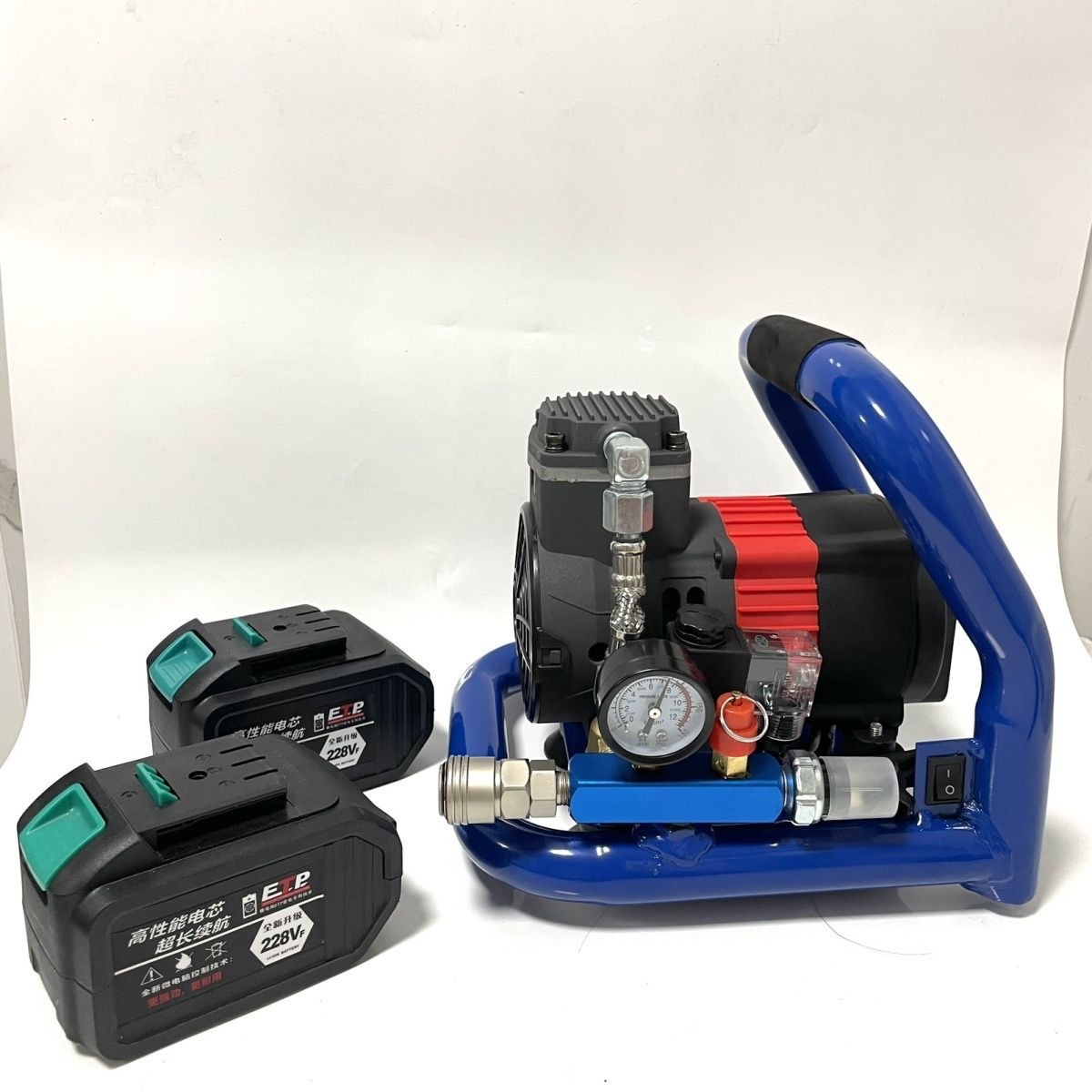 Makita Plug-In Cross-Border Wireless Multi-Functional Household Portable Rechargeable Lithium Air Compressor Electric Air Compressor