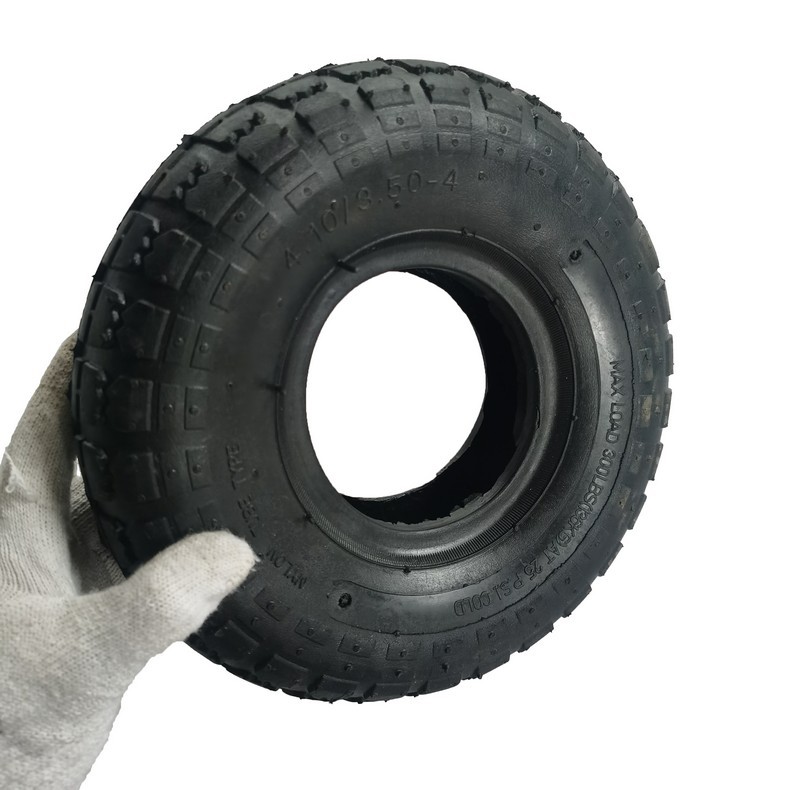 JIANGZE 410/350-4 Inflatable Tool Car Rubber Tire Stroller 4.10/3.50-4 Trolley Tire