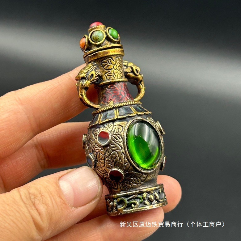 Бутылка для нюхательного табака, литье бутылки для нюхательного табака, антикварные изделия ручной работы, украшения для гостиной в тибетском стиле