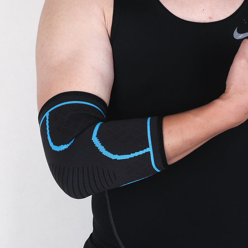 Sports elbow pad summer running basketball cycling mountaineering breathable nylon elbow pad basketball fitness knitted sports elbow pad