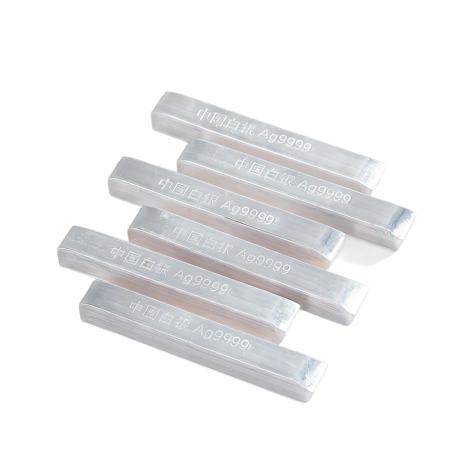 Guohong Sterling Silver Jewelry Pure Silver 9999 Investment Silver Brick Silver Ingot Silver Raw Material Silver Snowflake Silver