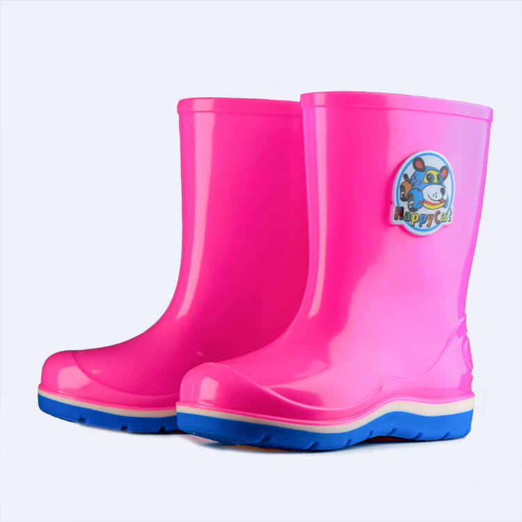 Children's rain boots detachable cotton children's rain boots men and women children's low and medium overshoes baby water shoes wholesale