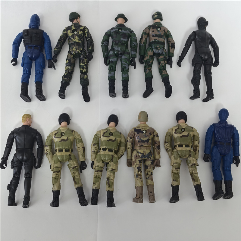 A Variety of Bulk Goods 10cm High Special Forces Soldiers and Military Joints Movable Modern Military Doll Model Toys