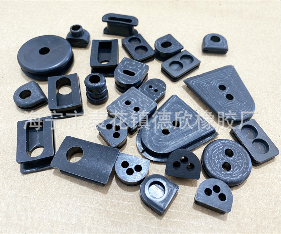 Factory Direct Sales Silicone Wire Protection Wire Buckle Waterproof Sealing Ring Fixed Card Sleeve through Hole through Coil Rubber Wire Protection Ring