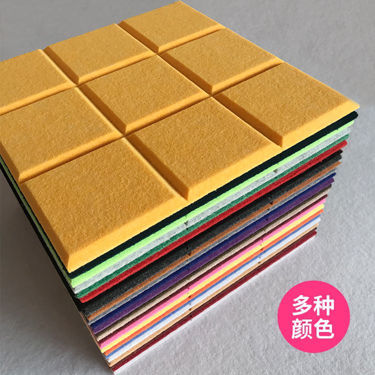 Фетровая звукоизоляционная панель, самоклеящаяся, декор для стен