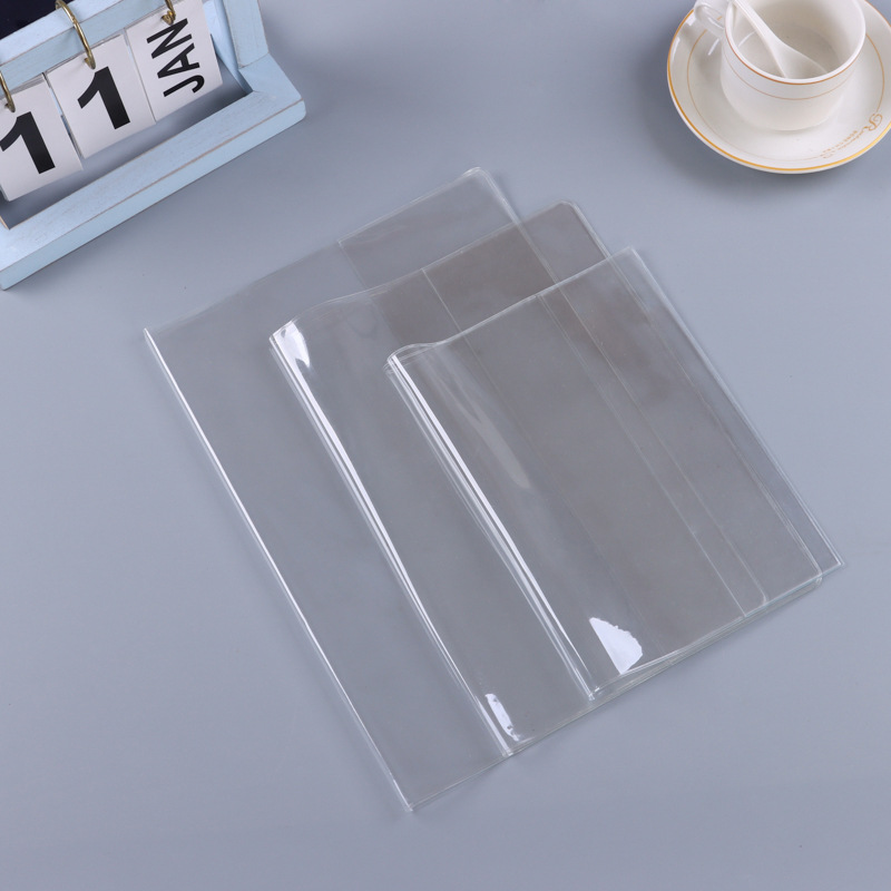 Manufacturer Customized Transparent Pvc Book Cover Eva Book Cover Tpu Book Cover Frosted Notebook Protective Cover Colorful Pe Plastic Cover