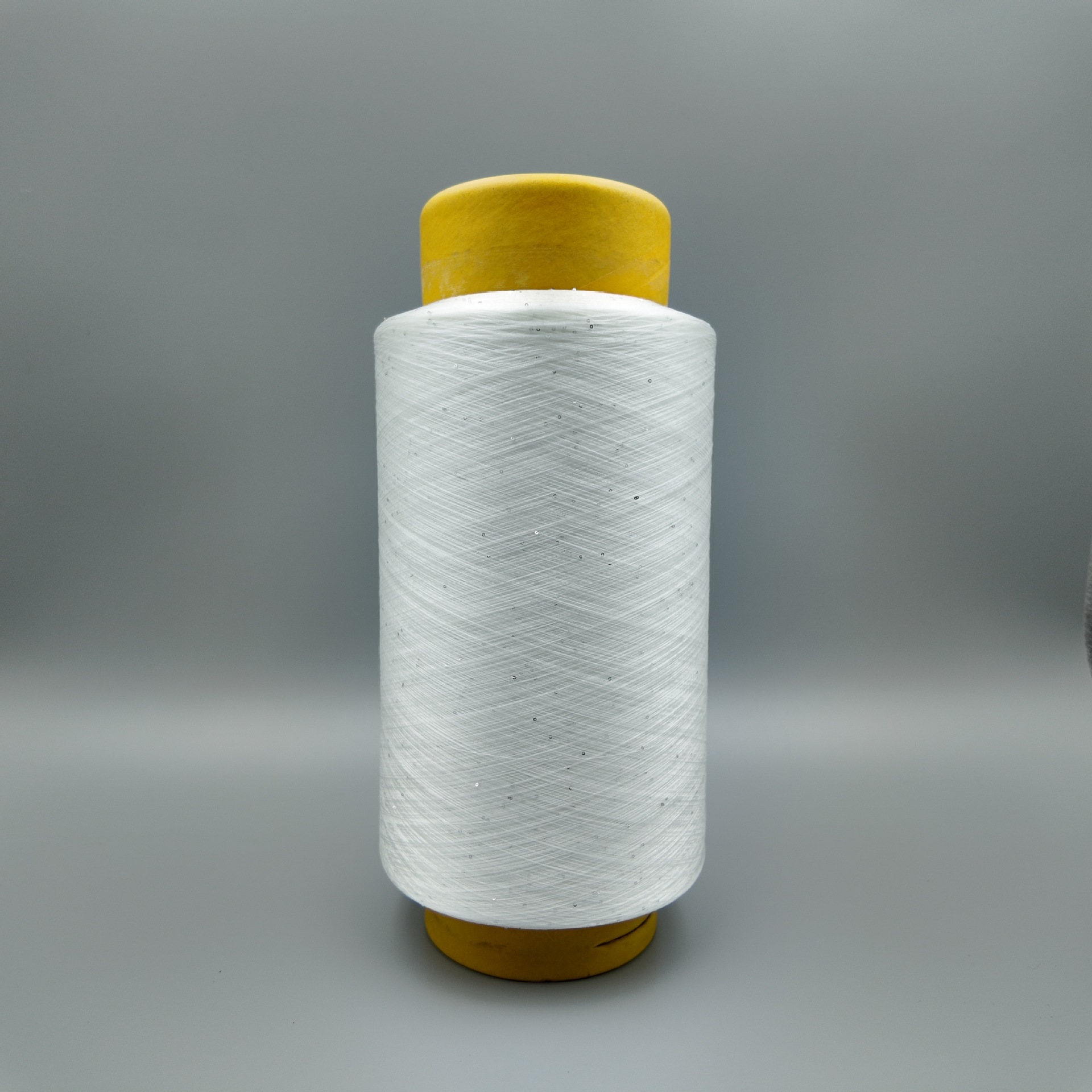 Professional Customized 90D White Transparent Sequin Yarn 100% Nylon