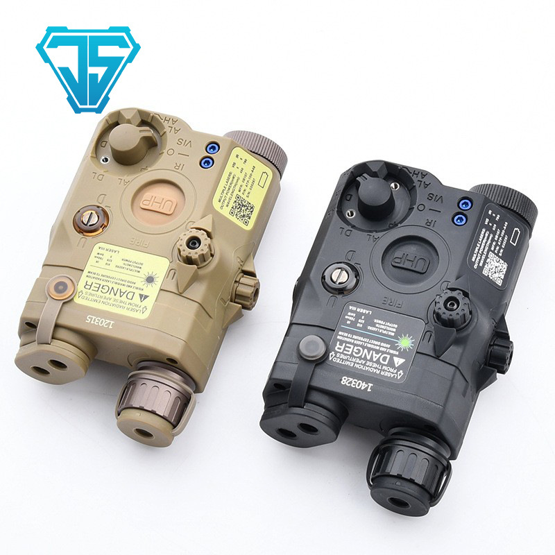 Overseas version PEQ15 appearance UHP red laser/IR/LED strong light tactical flashlight burst PEQ tactical battery box