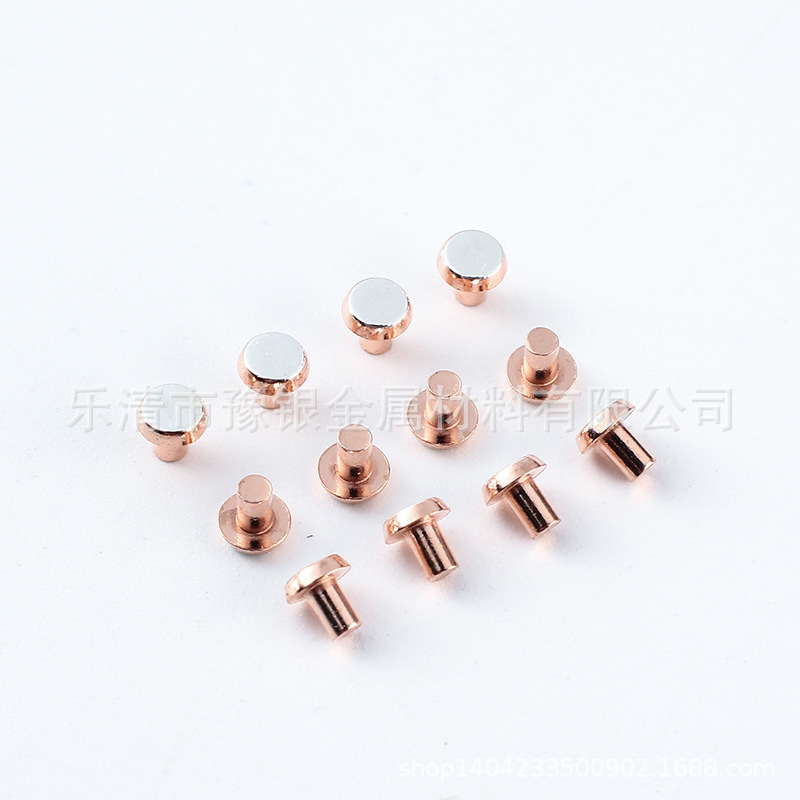 Manufacturer Wholesale Round Rivets Flat Screws Women's Bag Straps Shoulder Straps Accessories Luggage Hardware Supply