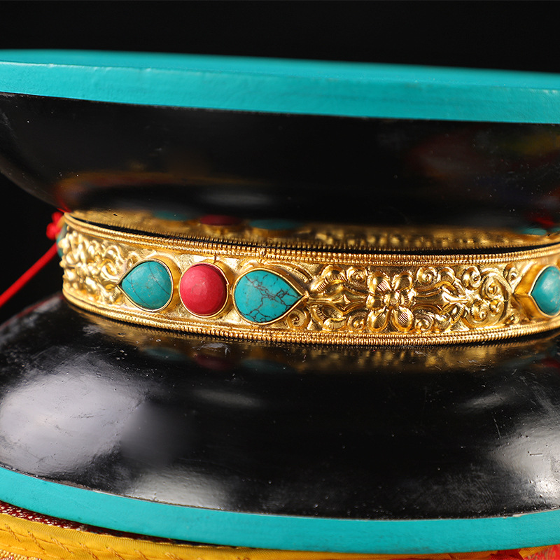 Nepalese Gilt Tambourine, Sheepskin Broken Drum, Round Drum, Mulberry Wood Drum, Free Drum Set, Large Drum