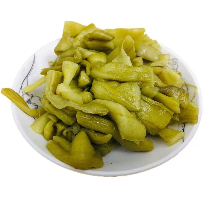 Spicy and Sour Taro Shoots from Guangxi, Sour Taro Shoots, Taro Stems, Taro Lotus, Pickled Vegetables, and Sour Bamboo Shoots Are Refreshing and Delicious