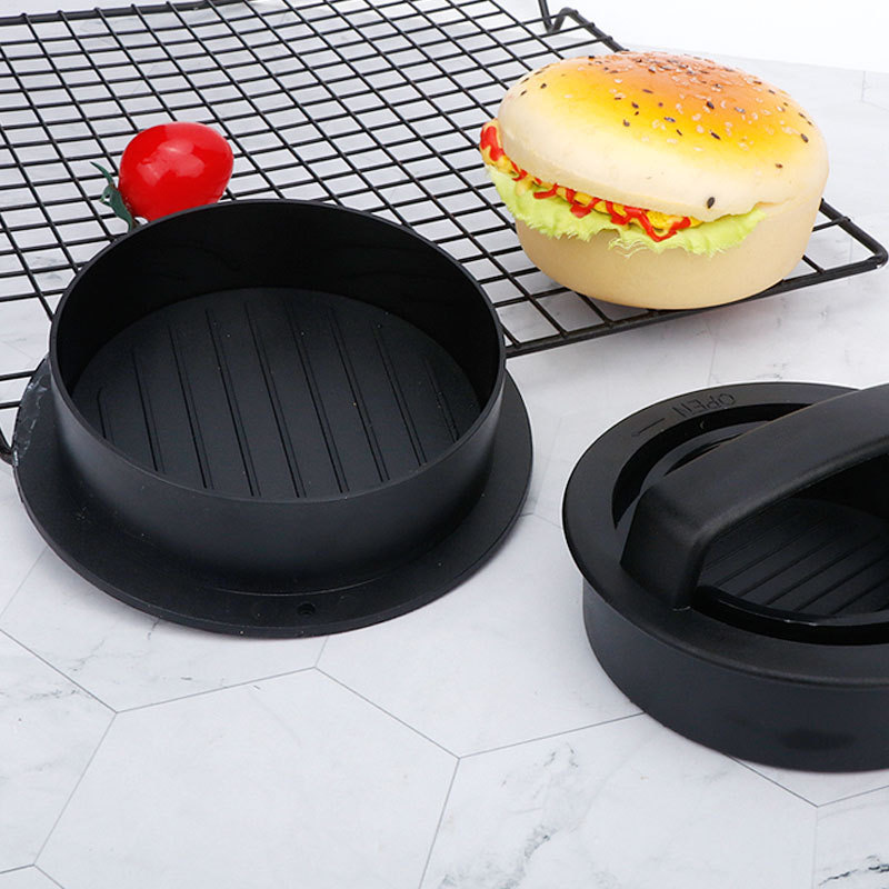 Cross-border PP round meat press combination handmade hamburger meat press hamburger press tool press rice ball mold