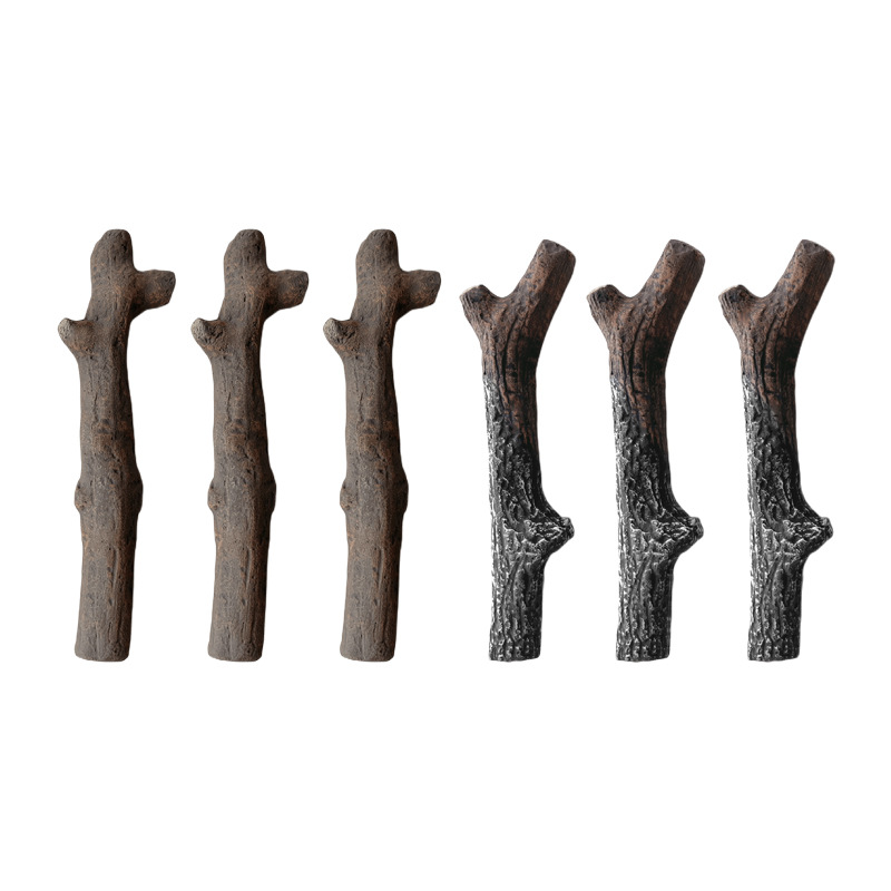 Simulation fake firewood fire-resistant material fireplace stove bar decoration decoration charcoal fire flame electric fireplace simulation branch