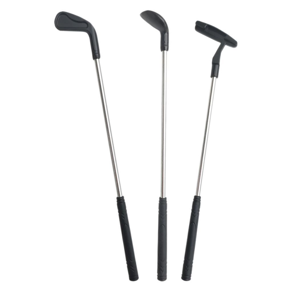 Amazon Cross-Border Kidsren's Golf Clubs Metal Practice Clubs Indoor Outdoor Putting Sports Toy Accessories