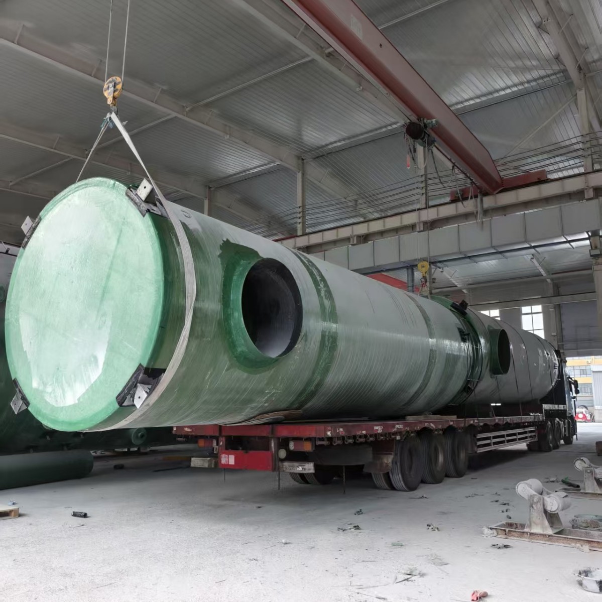 Башня десульфурации из стекловолокна, промышленная установка для очистки отходящих газов, устойчивая к кислотам и щелочам, эффективная десульфурация, денитрификация и удаление пыли