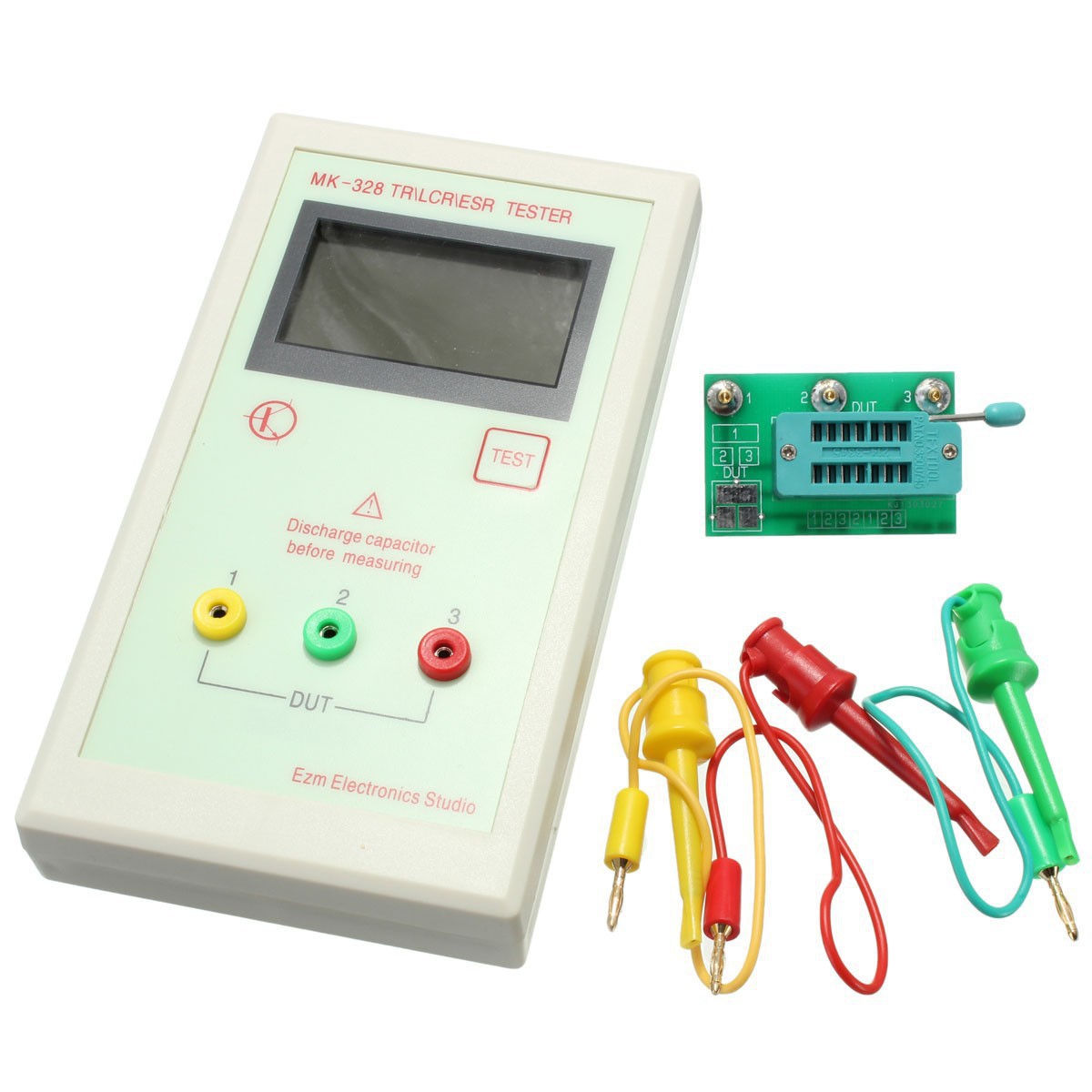 Mk-328 Mk328 Tr Lcr Esr Capacitor Resistor Tester