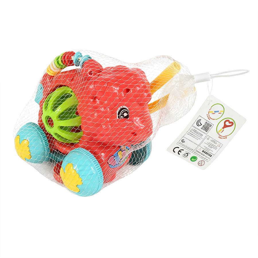 Toddler Learning to Walk Push-Pull Toy, Hand-Pushed Bell Lamb Cart, Baby Cute Sheep Push-Pull Toy for Boys and Girls