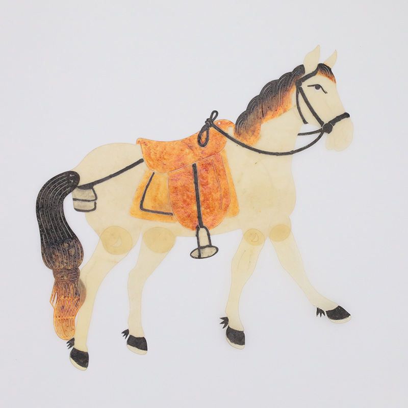 Animal horse picture book shadow puppet props performance suit kindergarten handmade shadow puppet props diy material bag