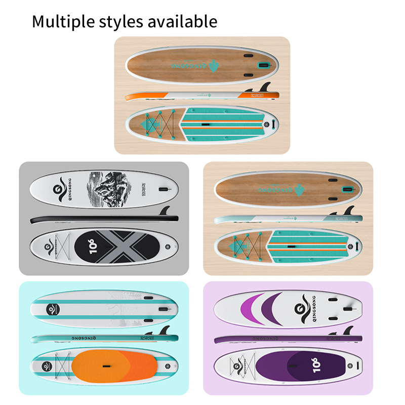 Advanced Vertical Paddle Board Sup Inflatable Surfboard Water Sports Foldableable Inflatable Paddle Board Can Be Customized