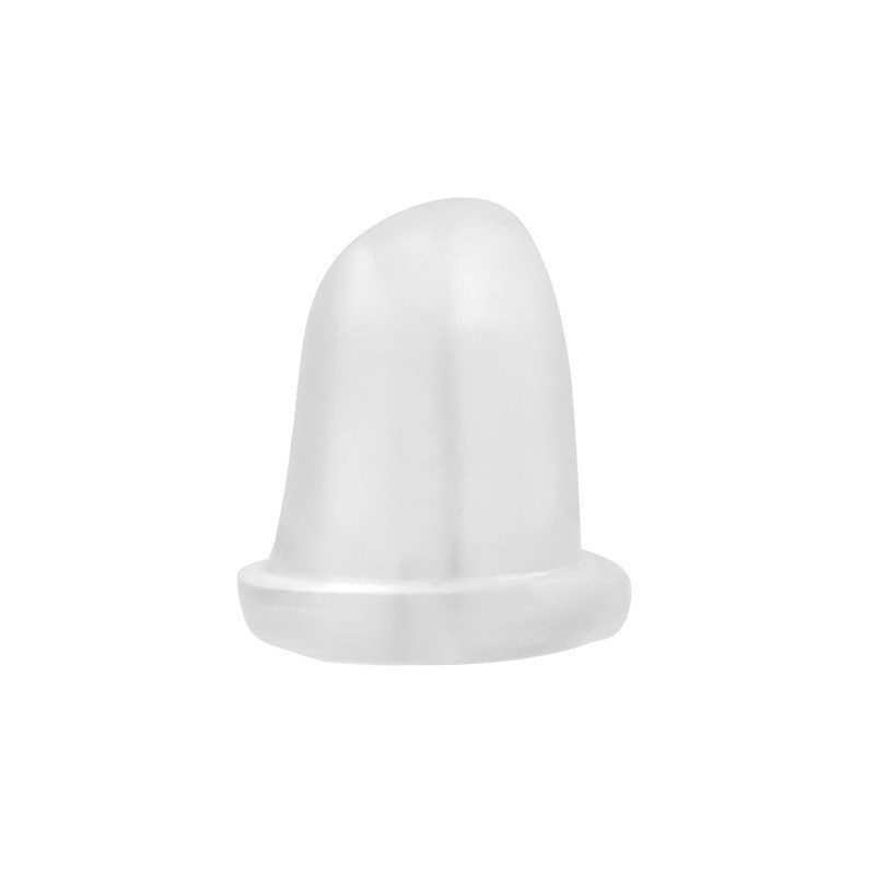 Resin transparent ear plug anti-drop ear forced octagonal side suction cup cylindrical plum-shaped non-allergic earring plug wholesale