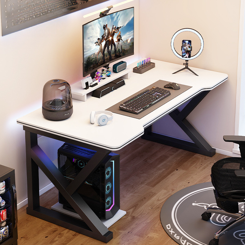 E-Sports Table Computer Table Simple Desktop Home Thickened Back Panel Stable Support Simple Table Home Work Desk New