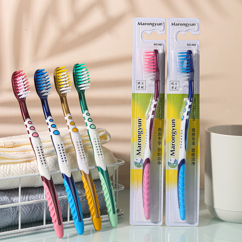 Toothbrush for Adults with Strong Cleaning Power, Family Pack, Convenient Travel Pack for Couples, Snakeskin Style, Adult Hard-Bristled Brush