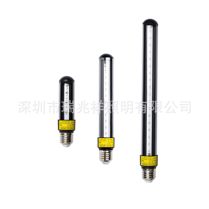 LED12V4W6W8W insect trap lamp tube solar E27 screw mouth mosquito trap lamp light source outdoor insecticide lamp