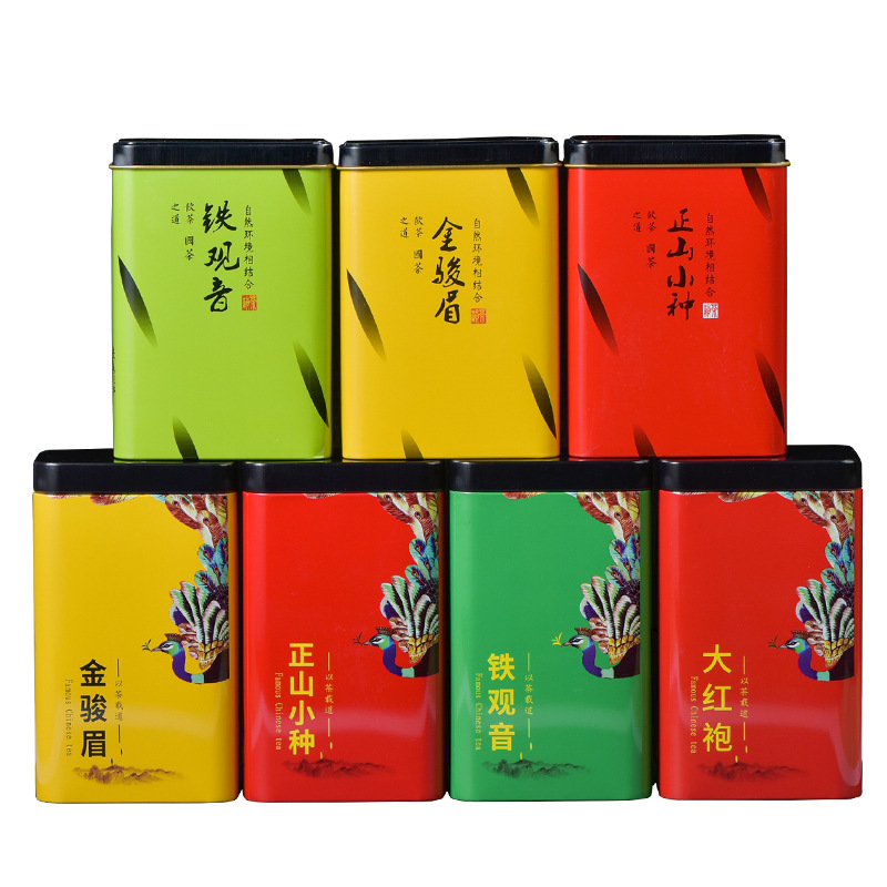 TikTok Быстрая рука Тегуаньинь малый черный чай в банке, оптовая поставка, удобный магазин, супермаркет, подарочная упаковка зелёного чая