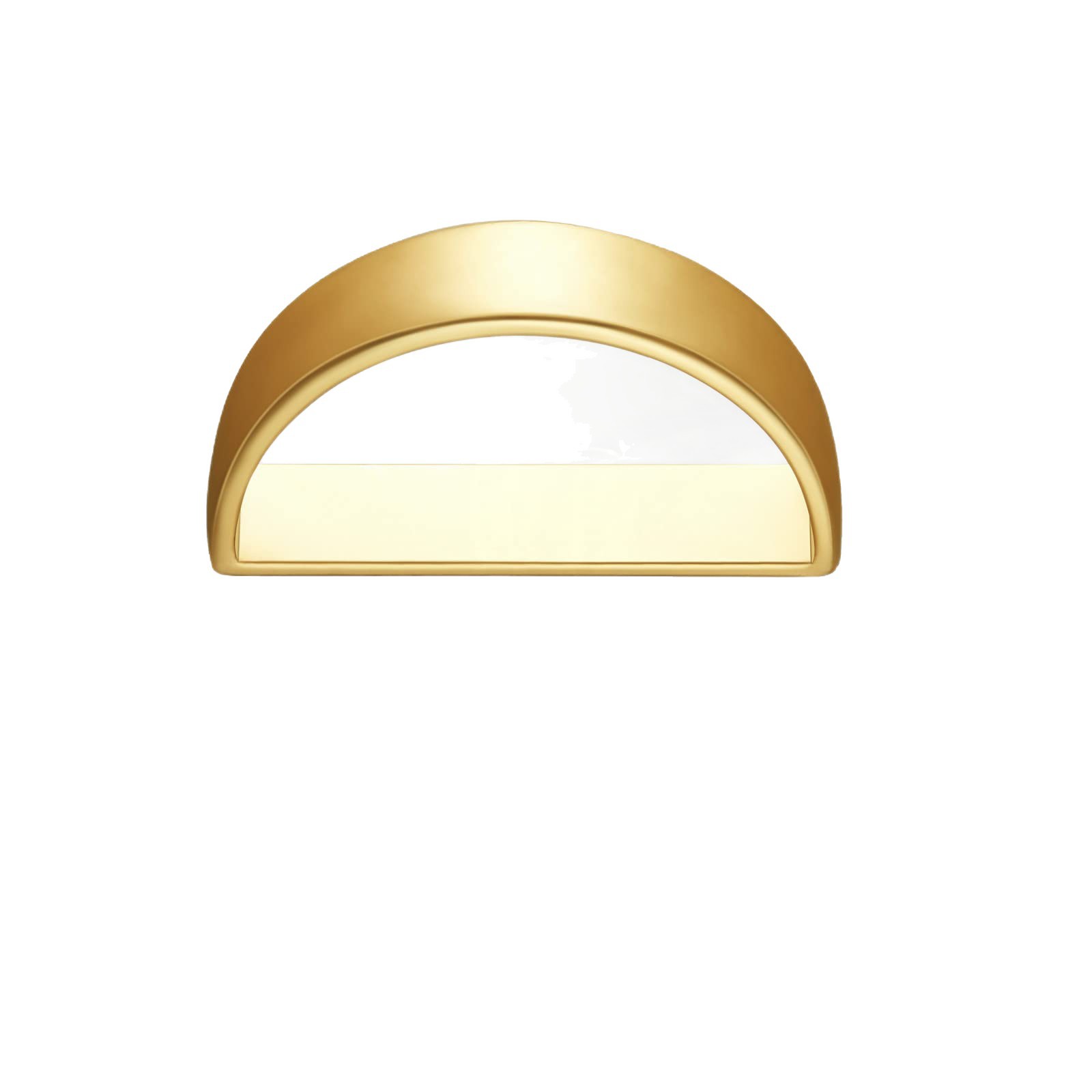 Cross-Border Simple Zinc Alloy Matte Gold Semi-Circular D-Shaped Napkin Ring Hotel Restaurant Table Decoration Napkin Buckle Wholesale