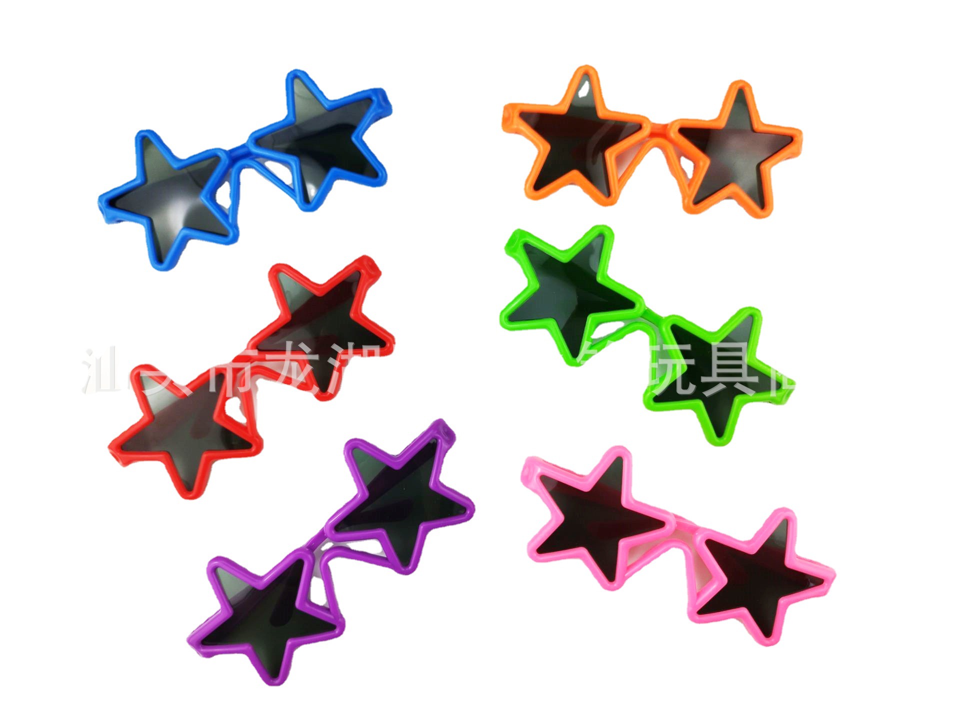 Кросс-граничные пластиковые игрушки для детей очки в форме пятиконечной звезды игрушки для праздников маленькие игрушки