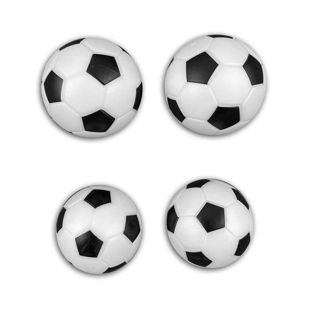 Table football accessories desktop football 32mm foosball black and white plastic football diameter source manufacturer