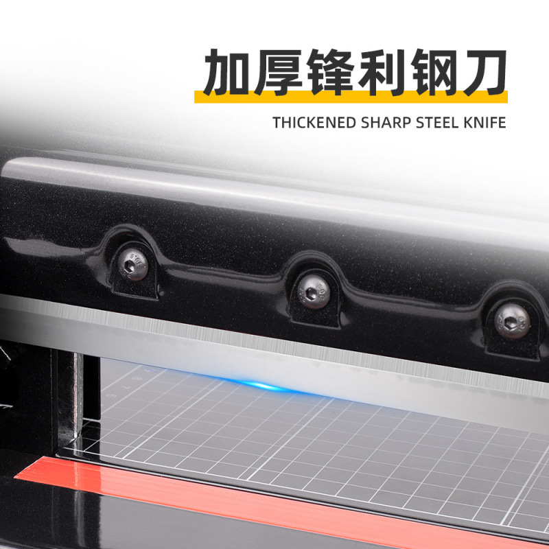 A3 Thick Layer Paper Cutter Can Cut 40mm Thickness about 400 Sheets of Paper Cutter Black Precision Manual Heavy Duty Paper Cutter