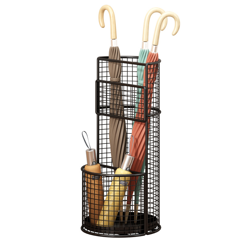 Umbrella Storage Rack Household Door Umbrella Storage Rack Drain Rack Commercial Home Umbrella Placement Artifact Umbrella Rack