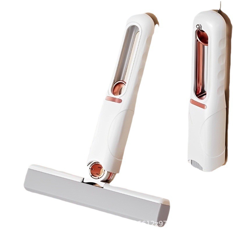 Foldable Mini Mop, Hand-Washable Sponge, Absorbent Kitchen, Bathroom, Toilet, Car-Mounted Portable Lazy Mop