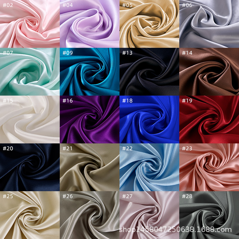 114 см ширина 19 мм тяжелая шелковая креповая сатиновая ткань для одежды постельного белья оптом