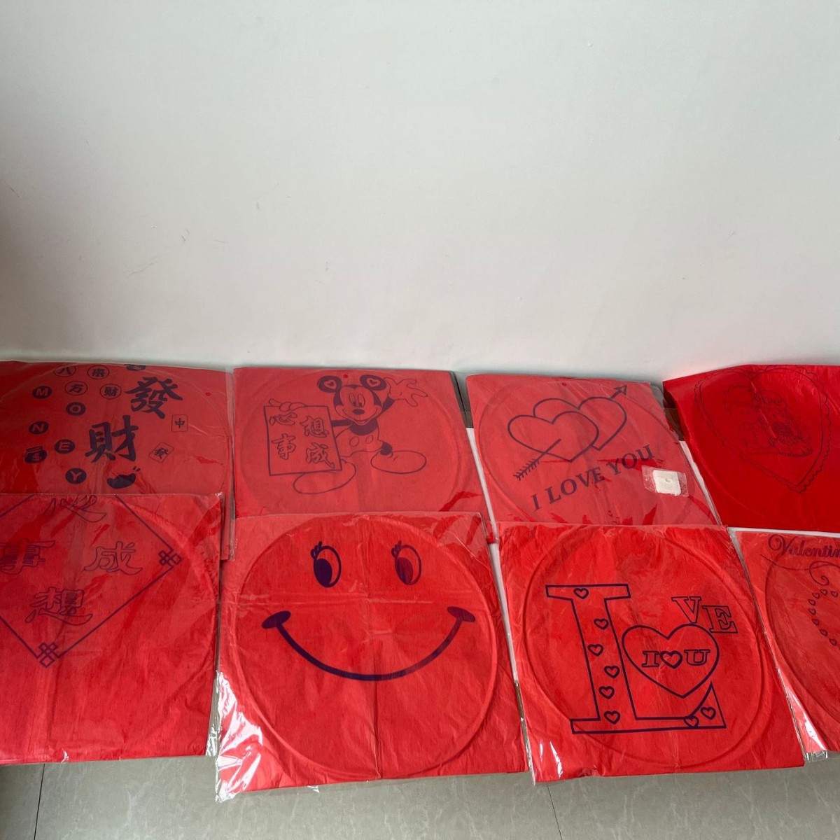 New Kongming Lantern with Wax, Thickeneded Flame Retardant, Safe Wishing Lantern, Chinese New Year Lantern, Mixed Batch, Stall Romantic Blessing