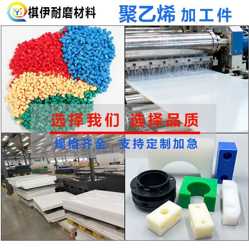 Polyethylene Processing Parts Upe Special-Shaped Parts Wear-Resistant and Compression-Resistant Slider Pad Polyethylene Parts Pe Plastic Processing Parts