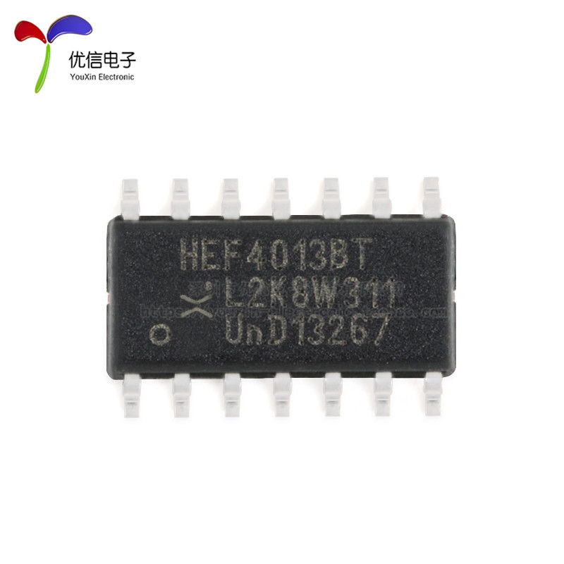 Original Genuine Hef4013Bt, 653 Soic-14 Dual D-Type Flip-Flop Patch Logic Chip
