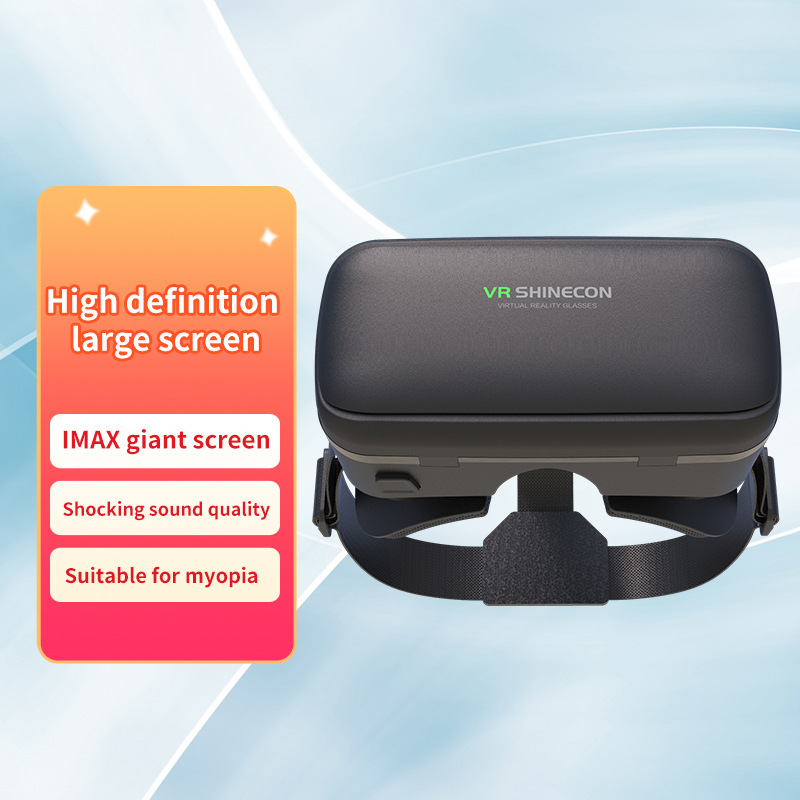 Vr Shinecon Qianhuan Vr Glasses 6Th Generation Magic Mirror G04A Large Screen Mobile Phone 3D Virtual Reality Helmet Panoramic
