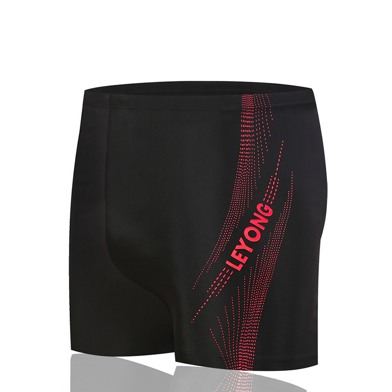Men's Swimming Trunks Hot Spring Beach Trunks Large Size Quick-Drying Boxer Swimming Trunks Breathable Anti-Embarrassment Swimming Trunks Men's Factory Wholesale