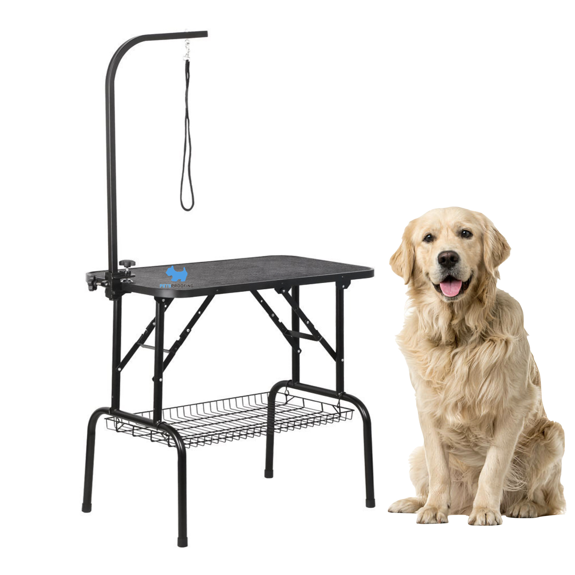 Stainless steel pet beauty Table foldable beauty Table non-slip desktop Grooming Table