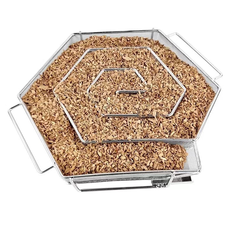 Cross-Border Amazon Export Supply 304 Stainless Steel Smoker Disc Outdoor Cold Smoke Generator Bbq Smoker Disc