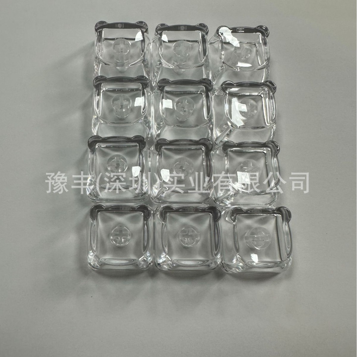 Прозрачная клавиша в виде головы панды для клавиатуры Moa магнитный переключатель специальная персонализированная клавиша прозрачный материал 1U подходит для яркого DIY