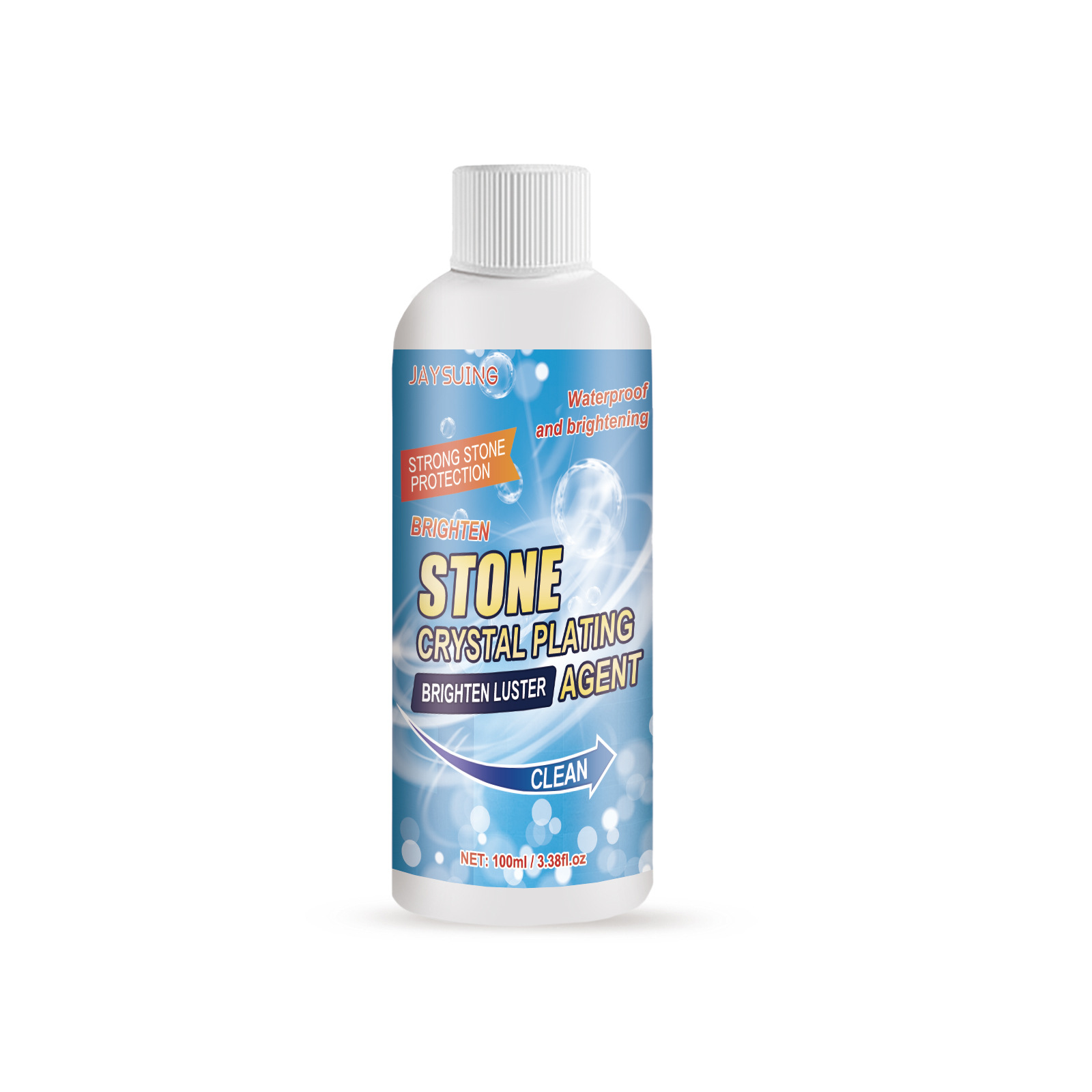 Jaysuing Stone Crystal Plating Agent Kitchen Tile Countertop Polishing Scratch Maintenance Cleaning Stain Brightener