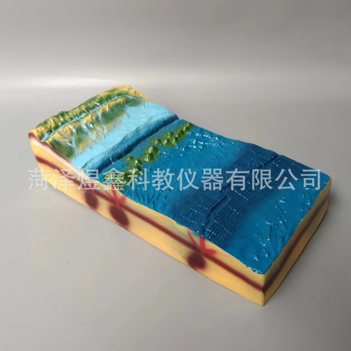 Manufacturers supply seabed terrain model initial Senior high school geographic equipment geographic model teaching instruments