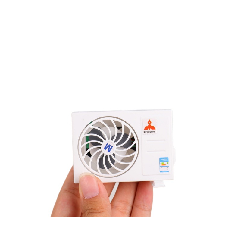 Miniature Scene Mini Artificial Air Conditioner Model Solar Air Conditioner Outdoor Unit Kidsren's Toys Doll House Accessories Props