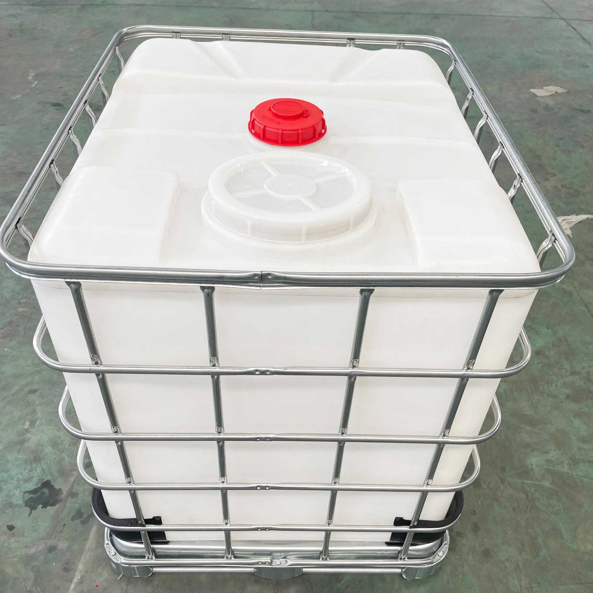 Double-Port Mixer Ton Barrel Plastic Barrel Chemical Barrel Food Grade Plastic Container Barrel Acid and Alkali Resistant Plastic Container Barrel