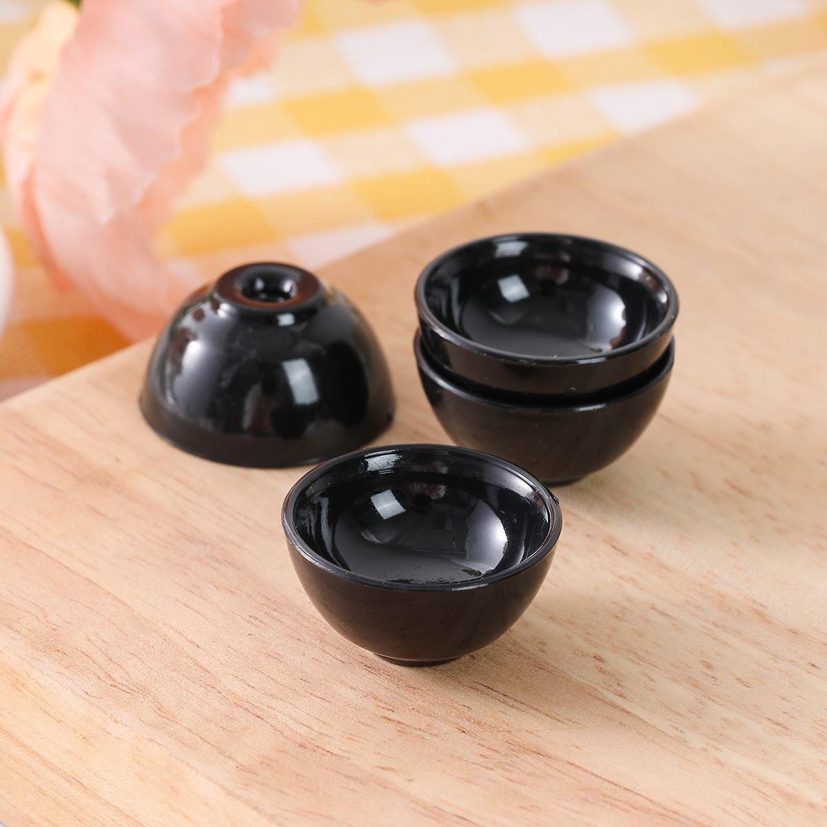 Miniature food and play bowl scene model decoration mini kitchen tableware small Bowl toy diy doll house accessories